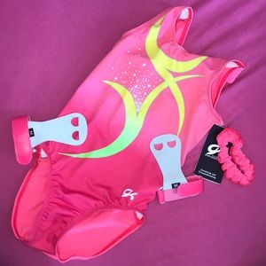 💖 Gymnastics Leotard and Handgrip Set 💖